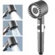 Shower Head with Handheld, High Pressure 3 Spray Mode Showerhead with Filters, Water Softener Filters Beads for Hard Water - Remove Chlorine - Reduces Dry Itchy Skin with Massage Therapy